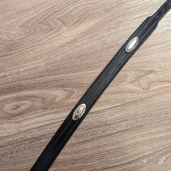 Vintage western leather belt 40 - Picture 2 of 5